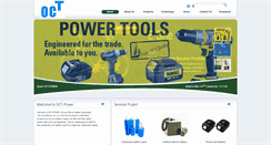 Desktop Screenshot of oct-power.com